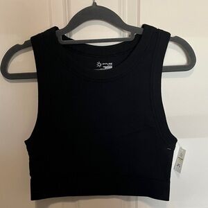 Offline by Arie Ribbed Racerback  Medium Sports Athleisure Bralette NWT